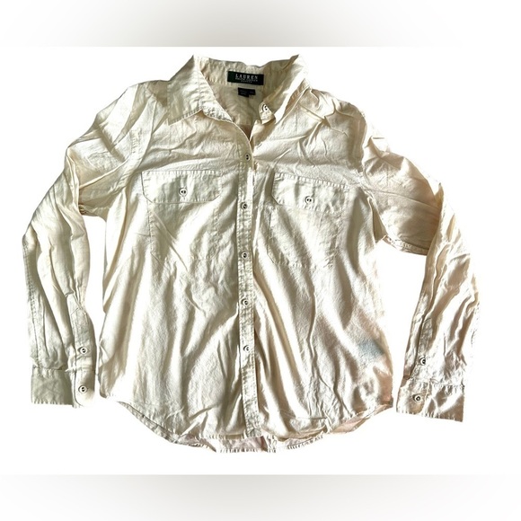 Lauren Ralph Lauren Tops - Ralph Lauren Polo Women’s Button Up Petite Large​​​​​
